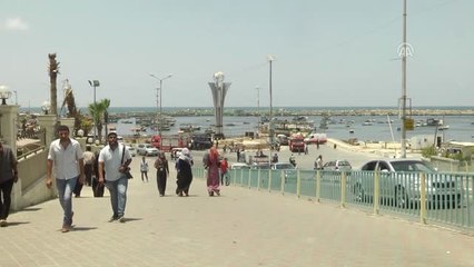 Filistinliler, Mavi Marmara Anısına Gazze'den Teknelerle Denize Açıldı