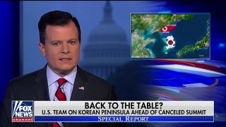 US team on Korean peninsula ahead of canceled summit