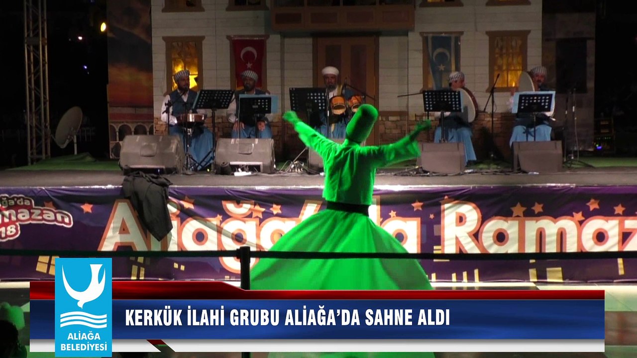 KERKÜK İLAHİ GRUBU ALİAĞA’DA SAHNE ALDI