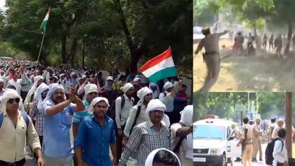 नियुक्ति की मांग को लेकर आए बीएड टीईटी अभ्यर्थियों पर लखनऊ में लाठीचार्ज