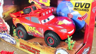 Off-Road Racin Lightning McQueen 1:18 Scale Radiator Springs 500 1/2 CARS TOON DVD