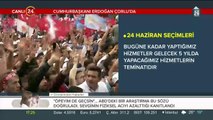 Cumhurbaşkanı Erdoğan, Çorlu mitinginde