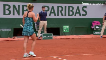 Roland-Garros : Retrouvez les plus beaux points du duel entre Hogenkamp et Sharapova