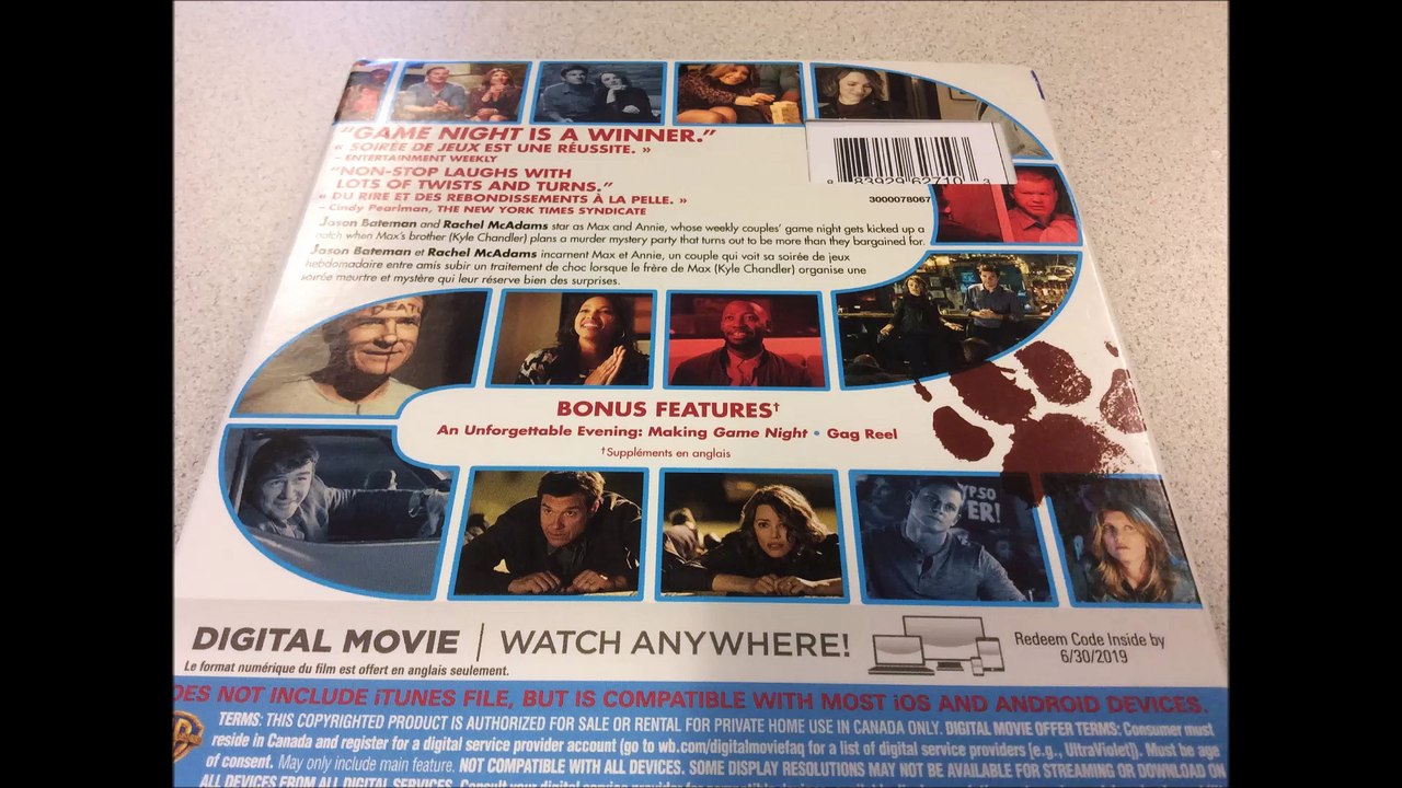 Critique du film Game Night (Soirée de Jeux) en combo Blu-ray/DVD