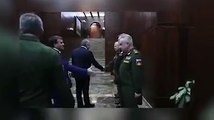 #فيديو وزير الحرب الإسرائيلي أفيغدور ليبرمان يلتقي نظيره الروسي سيرجي شويغو في العاصمة موسكو لبحث الملف السوري