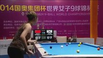 Ga Young Kim vs Liu Shasha Women Billiard 9-Ball Pool World Championship 2014 clip8