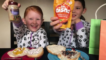 FAMILY FRIDAY CHALLENGE #3!! This week Isabelle and Esmé take on the SANDWICH CHALLENGE!!!