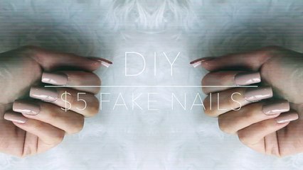 DIY | fake nails under $5!!! ♡ TUTORIAL