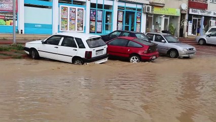 Sivas'ta kuvvetli sağanak