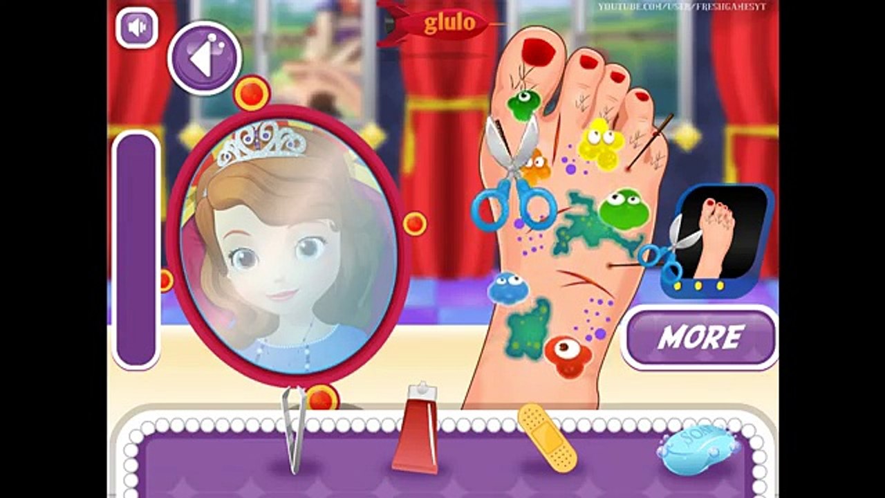 Sofia the First | Foot Doctor | Medical Game for Children