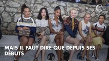 PHOTOS. Camélia Jordana, méconnaissable au défilé Louis Vuitton