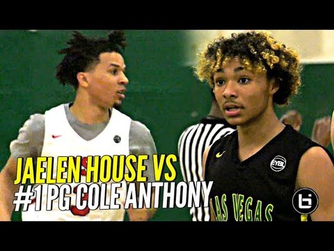That Shadow Mountain Boy Jaelen House vs #1 PG Cole Anthony!!! ELITE PG Battle at Nike EYBL!