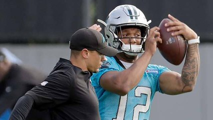 Moore hauls in impressive one-handed catch during Panthers OTAs