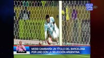Messi cambiaría un título del Barcelona por uno con la selección Argentina