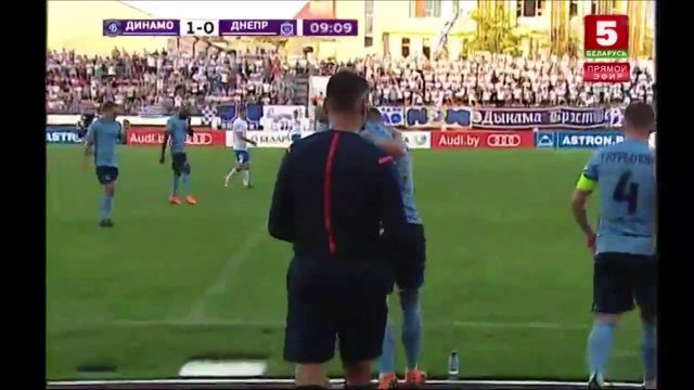 1-0 Sandro Gotal Goal Belarus Vyscha Liga - 29.05.2018 Dinamo Brest 1-0 Dnepr Mogilev