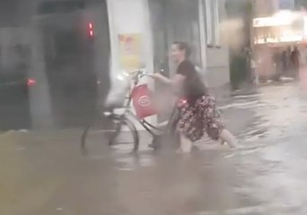 Businesses Flooded Amid Heavy Rain in Wuppertal