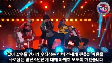 방탄소년단 인기가 얼마나 대단한지 보여주는 영상