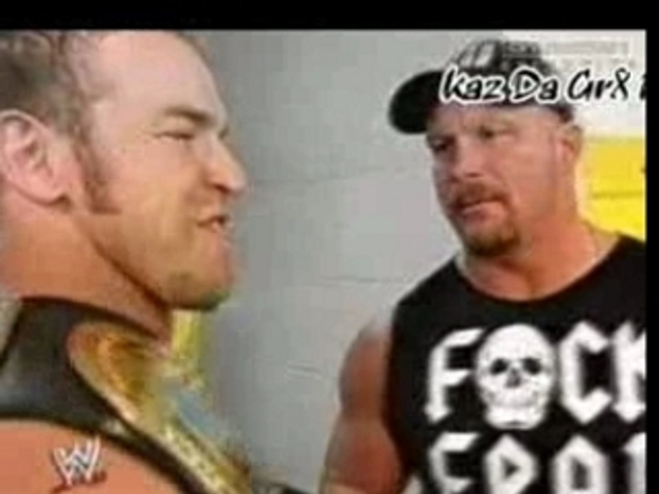 Austin, Jericho & Christian Talking Backstage