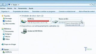 Como aumentar el espacio libre en Discos Duros particionados