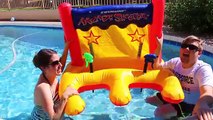 Swimming Pool Arcade Games With Fun Water Sprayer