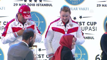 6. Uluslararası Fetih Kupası Okçuluk Yarışmaları ödül töreni -  Bakan Kaya - İSTANBUL