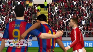 Dream league soccer 2016 | Fc Barcelona vs Manchester United