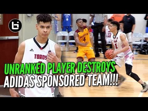 UNRANKED PLAYER DESTROYS ADIDAS SPONSORED TEAM! Ballislife Highlights
