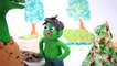 FUN PET CARE! In Green & Red Baby Superhero - Stop-Motion Play Doh Cartoons