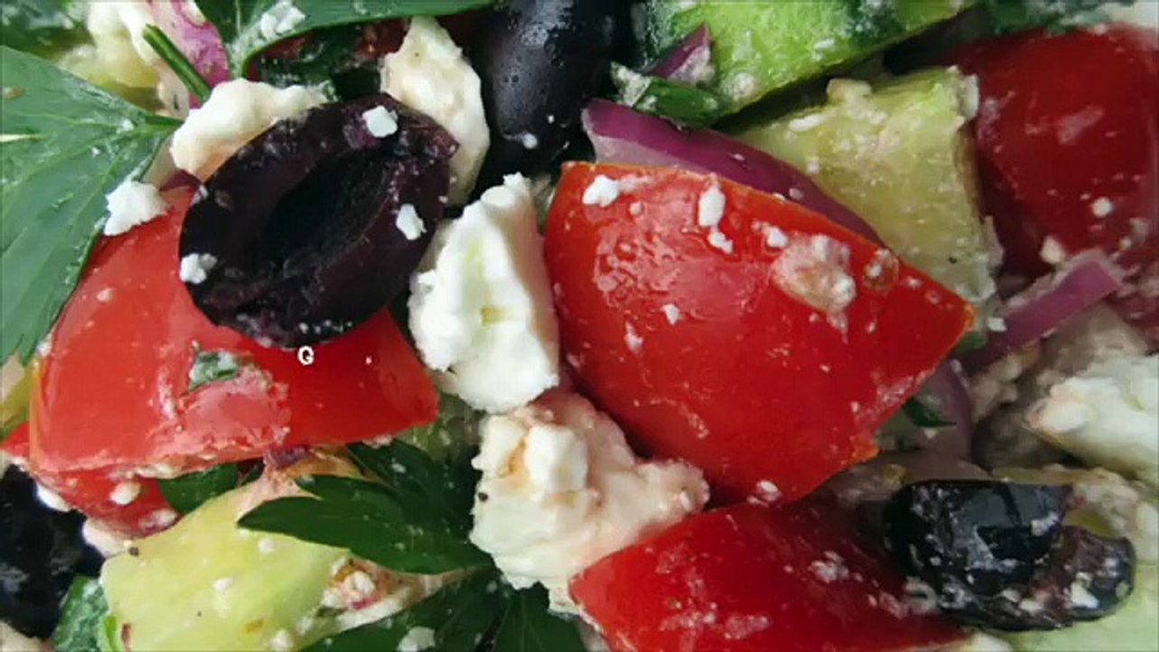 Traditional GREEK SALAD - How to make GREEK SALAD Recipe