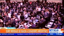 Duro mensaje de Mauricio Macri a senadores opositores por intentar frenar el aumento de tarifas