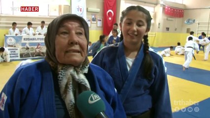 80’lik Ayten Nine judocu oldu