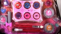 Barbie Purse Perfet Makeup Case! Lip Gloss Shimmer Cream BLUSH! Barbie BFF Lip Gloss Jewelry!