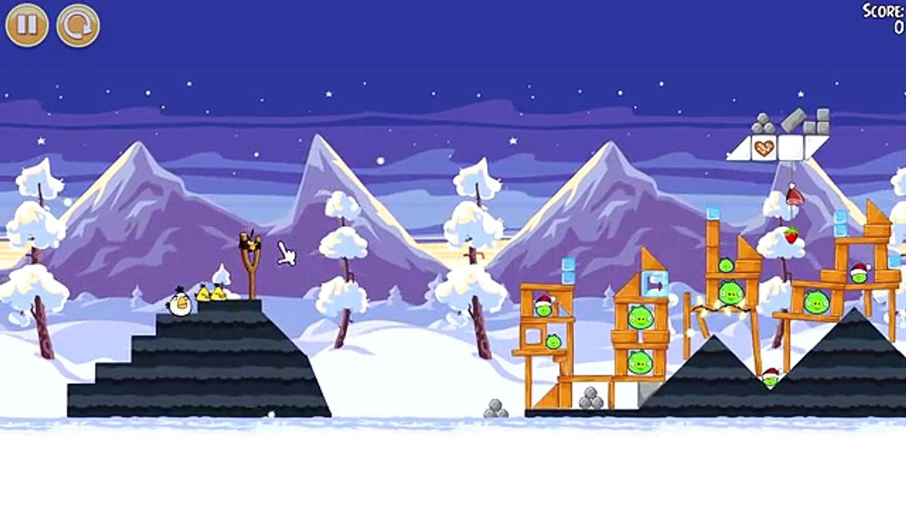 Lets Play Angry Birds Seasons 22 - Wreck the Halls