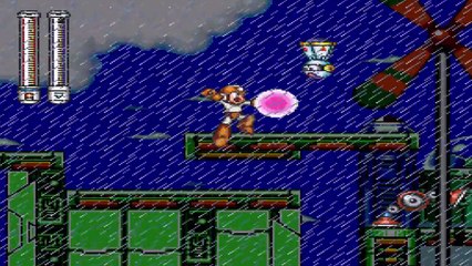 Rockman 7: Shukumei no Taiketsu! (Super Famicom) - Parte #3 - Eu gosto de chuva!