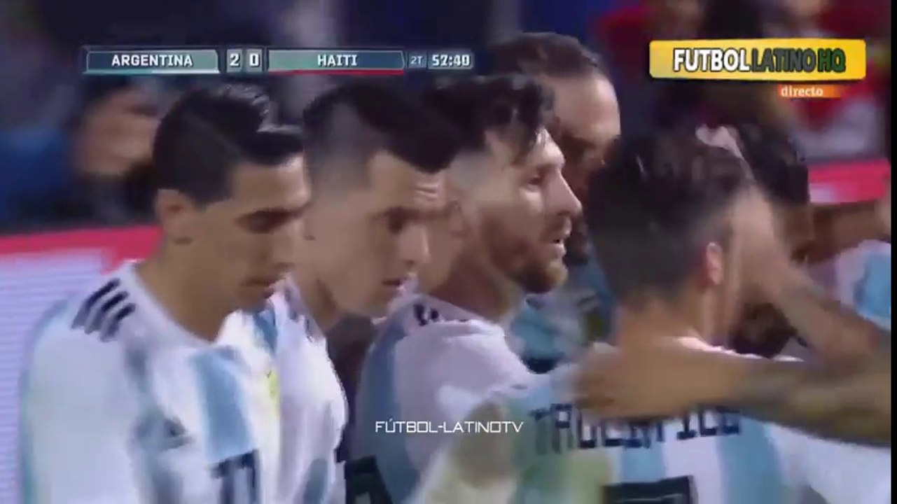 Argentina vs Haiti 4-0 RESUMEN GOLEADA Amistoso Internacional
