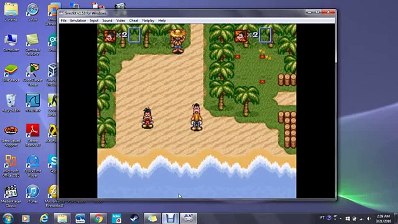 Emular Jogar Pateta e Max (Goof Troop) Super Nintendo