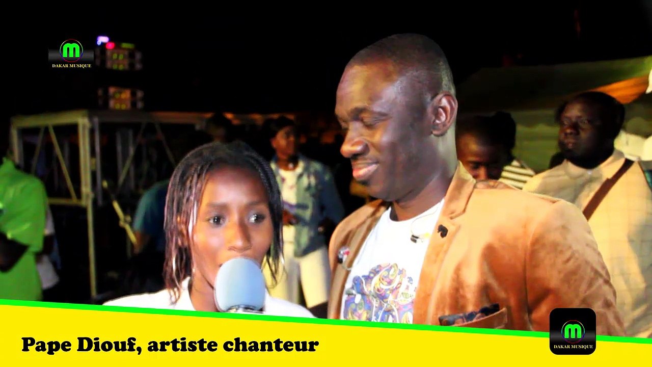 Pape Diouf au concert de Greenpeace, pour sensibiliser la population sur la pêche illégale.