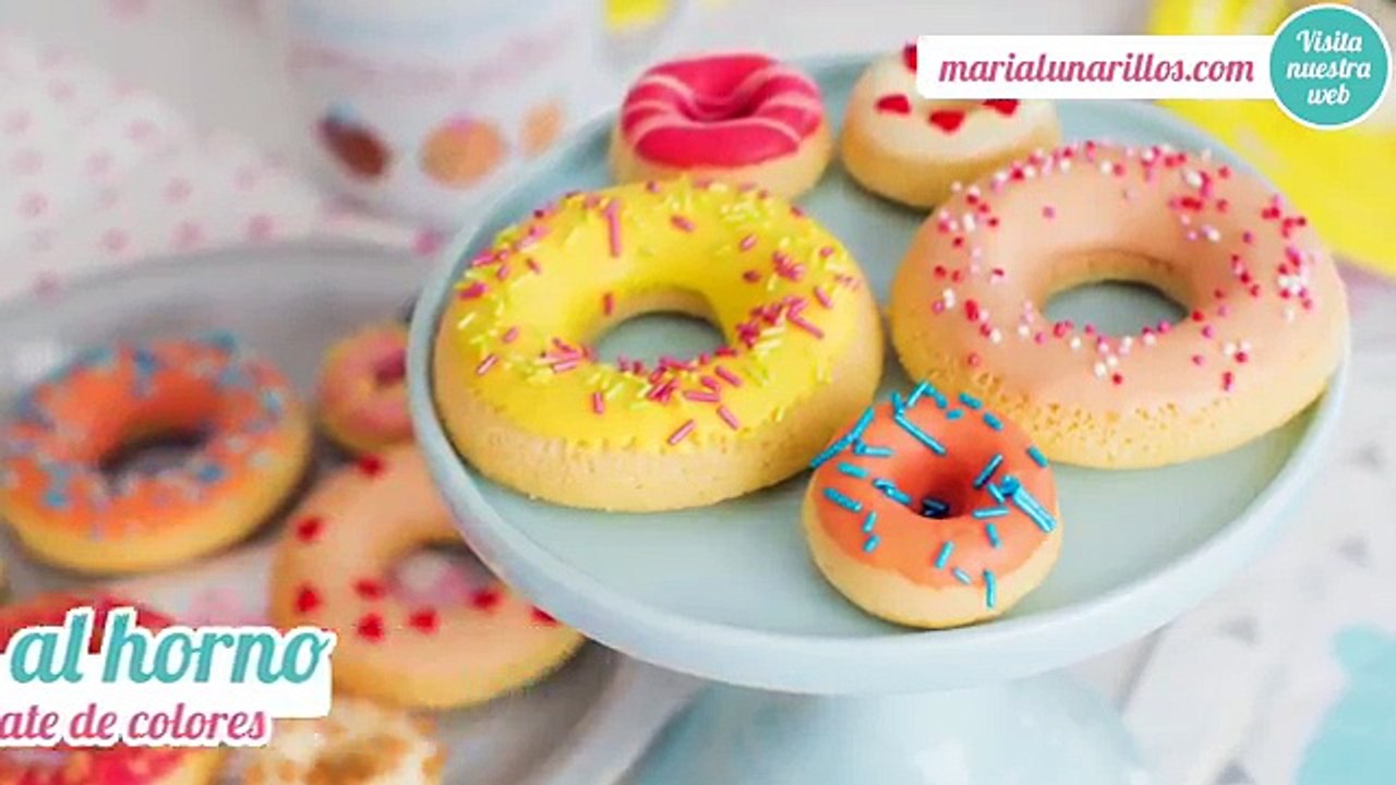 Donuts del horno - Receta - María Lunarillos | tienda & blog
