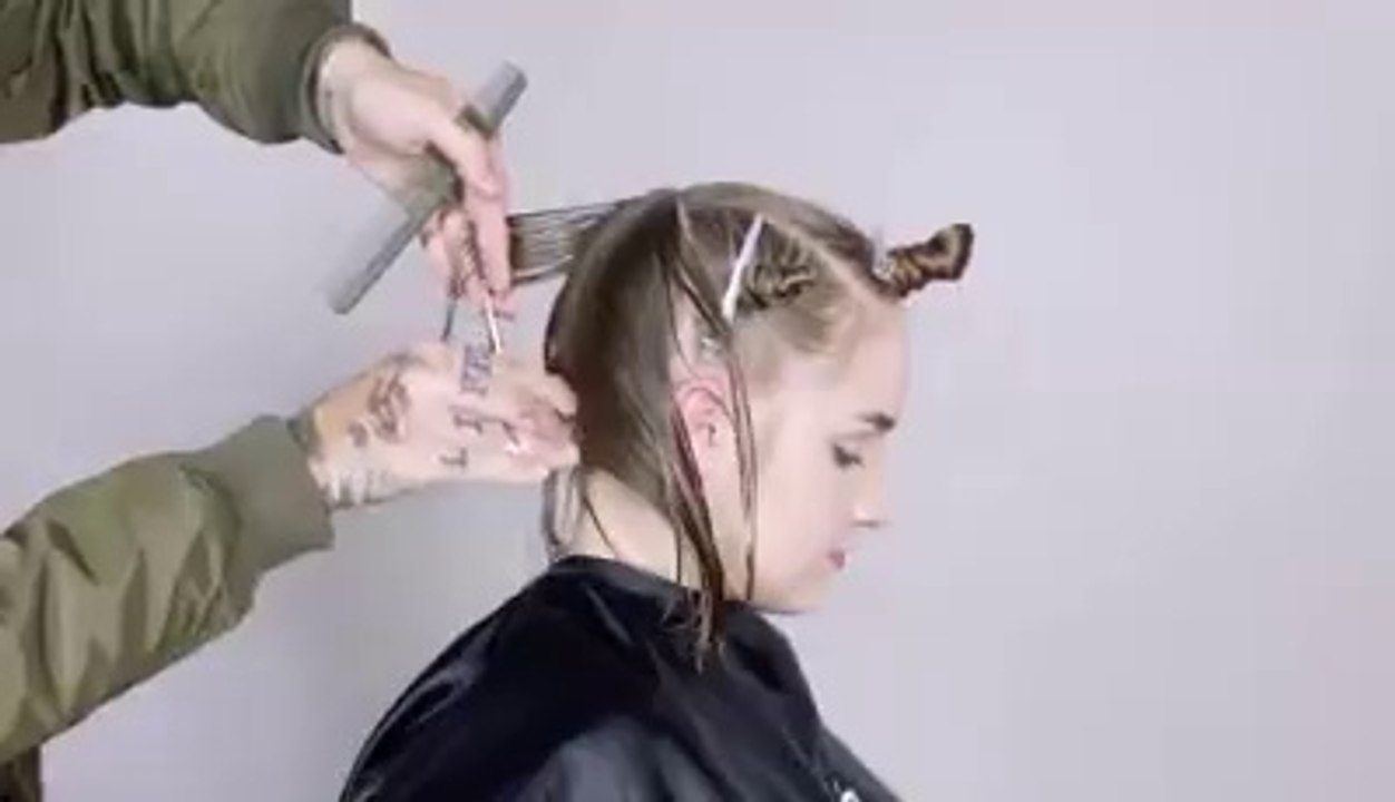 How to: Short graduated layered haircut tutorial step by step