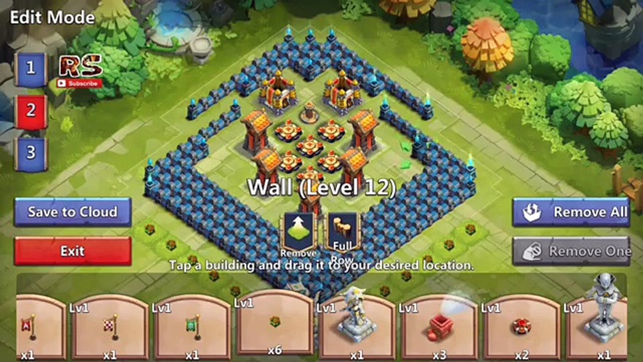Castle Clash : Best Base Design for hbm O , P and Q ☆Works with HBM R☆