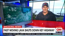Breaking news: Fast moving lava shuts down key highway. #Breaking #Lava #Hawaii