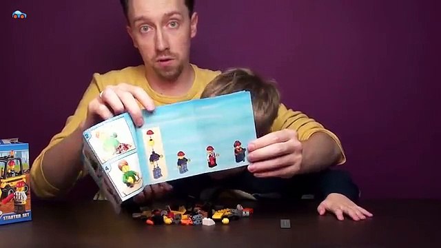 Лего Сити Строители или Разрушители? Распаковка и сборка набора 60072 Строительная Команда. Картонка