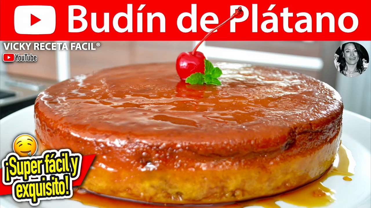 BUDIN DE PLATANO | Vicky Receta Facil