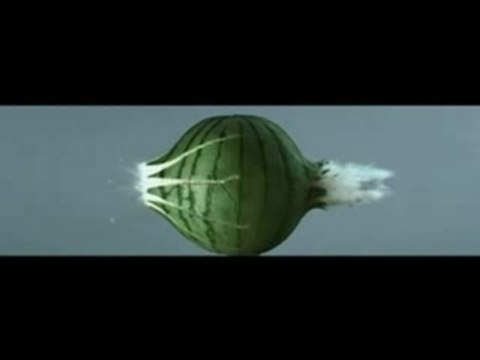 Effet d'une balle d'arme au ralenti