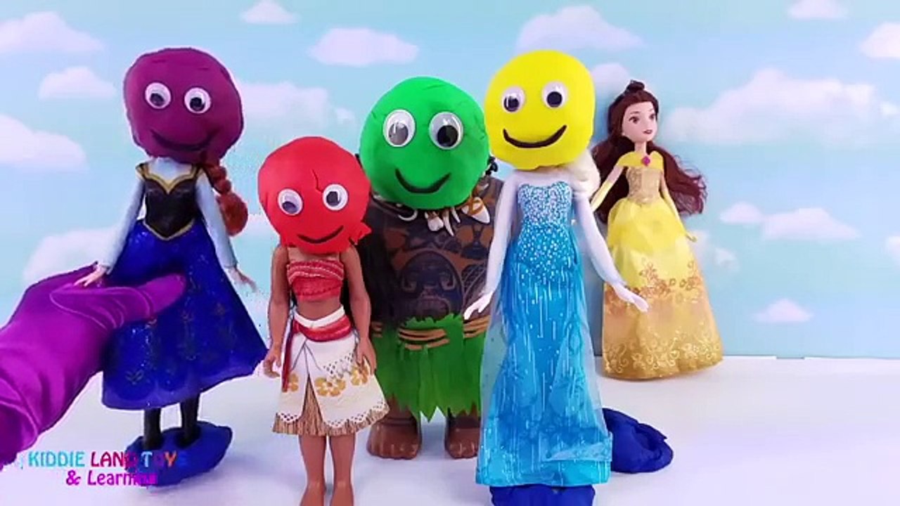 Learn Colors Peppa Pig Finger Family Moana PJ Masks Doc McStuffins Finger Family Nursery Rhymes