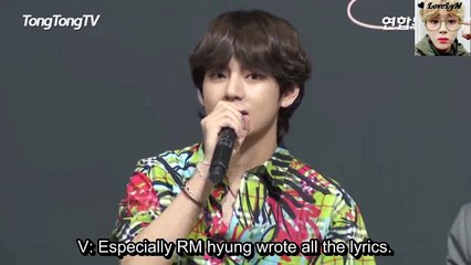 [ENG SUB] BTS - Press Conference Love Yourself Tear 'Fake Love' HD