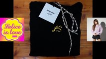 [UNBOXING] LISA x NONA9ON - EMBROIDERED HOODIE BLACK [1ST LISA COLLABORATION]