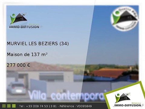 Maison A vendre Murviel les beziers 137m2 - Proche Beziers