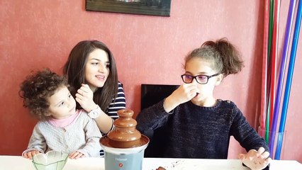 CHOCOLATE FOUNTAIN CHALLENGE !!!