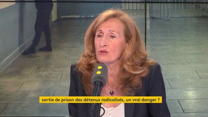 Sortie de prison de personnes radicalisées : "Les services de renseignement intérieur ne les lâchent pas", garantit Nicole Belloubet, ministre de la Justice #8h30politique